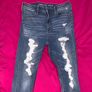 American Eagle Hi Rise Jegging 12 extra short.